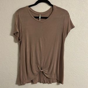 Brown casual top